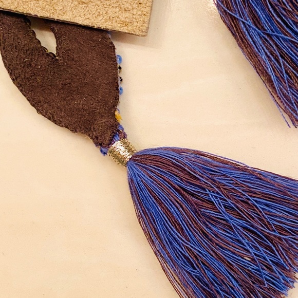 NWT Anthropologie Deepa Beaded Tassel Chandeliers - Picture 11 of 11